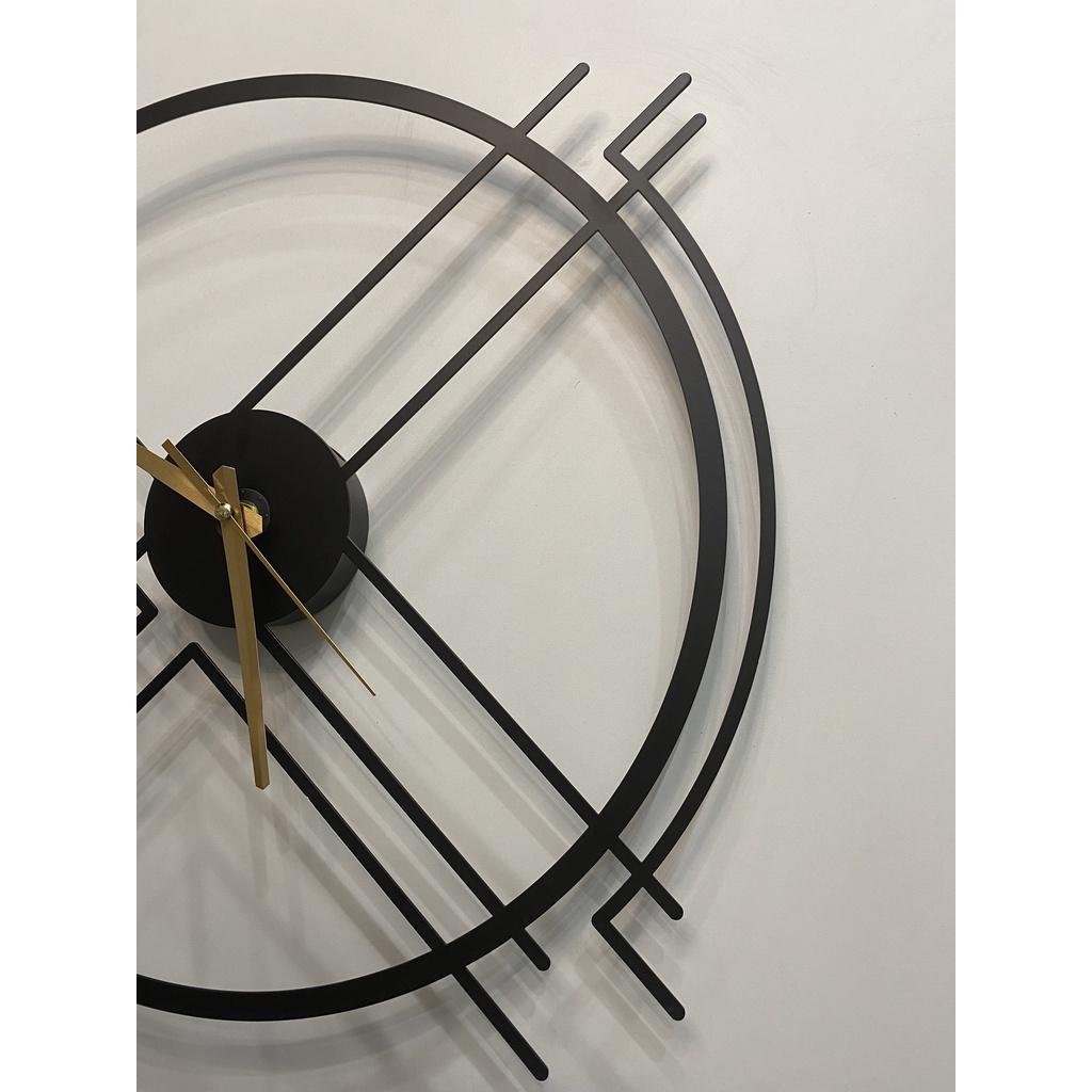 Đồng hồ CNC treo trường Lineal Minimalist, phong cách tối giản, kiểu dáng hiện đại, CNC Metal Wall Clock - Monomi C003