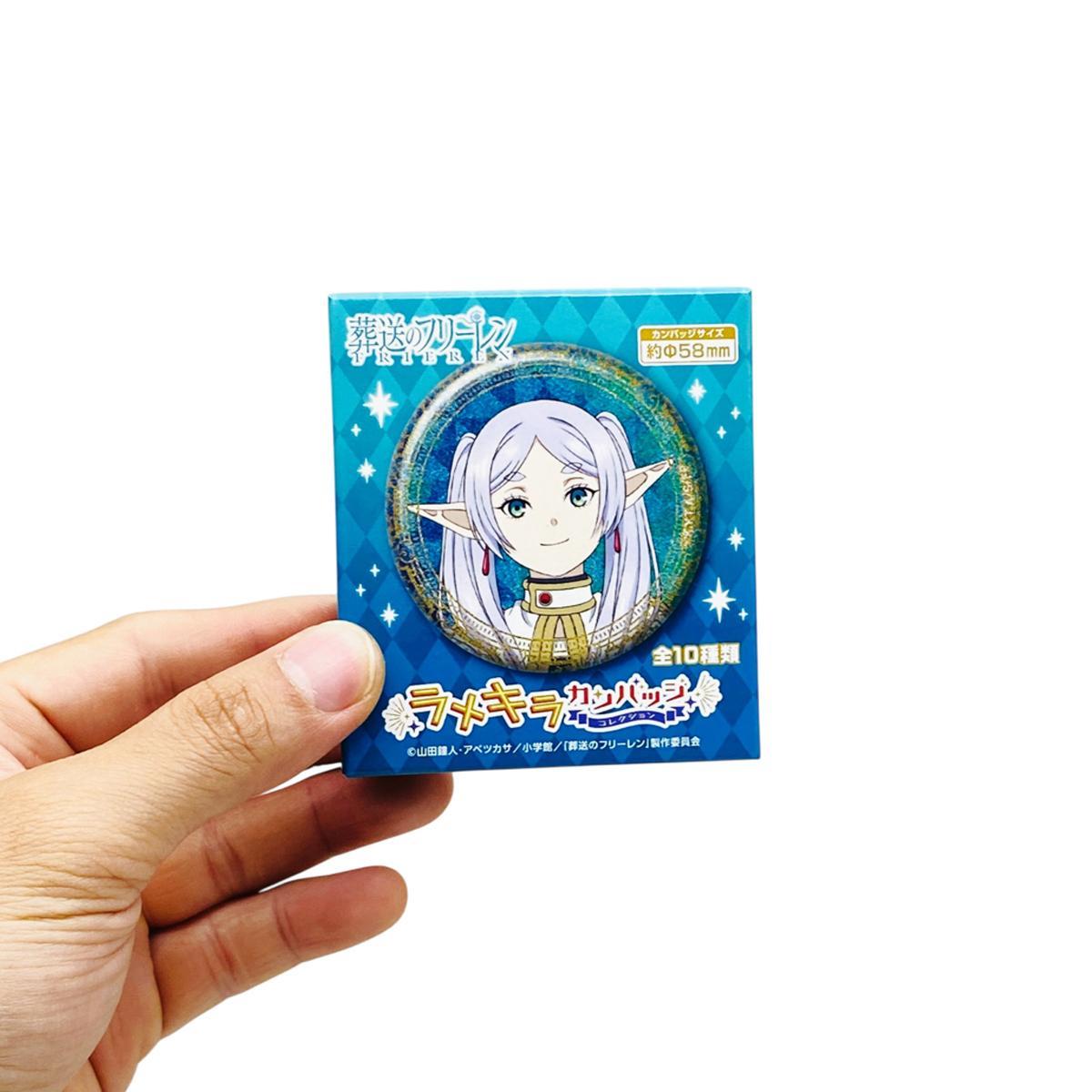 Huy Hiệu Trang Trí - Glittery Can Badge Collection - Ensky (Mẫu Sản Phẩm Bên Trong Là Ngẫu Nhiên)