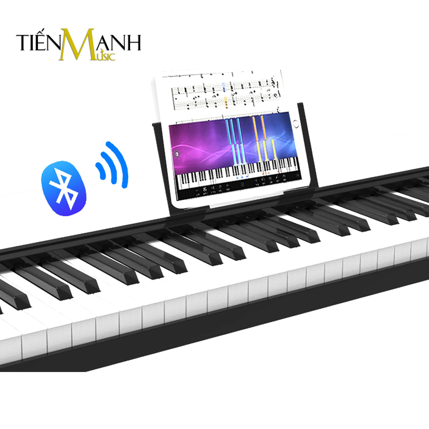 Đàn Piano Điện Konix PH88C 88 Phím nặng Cảm ứng lực Midi Keyboard Controllers - Kèm Móng Gẩy DreamMaker