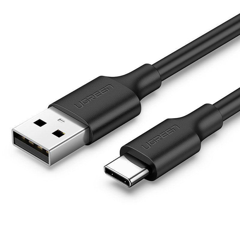 Ugreen UG60826US287TK 3M USB A sang type c 2.0 màu đen cáp truyền dữ liệu từ máy tính ra điện thoại - HÀNG CHÍNH HÃNG