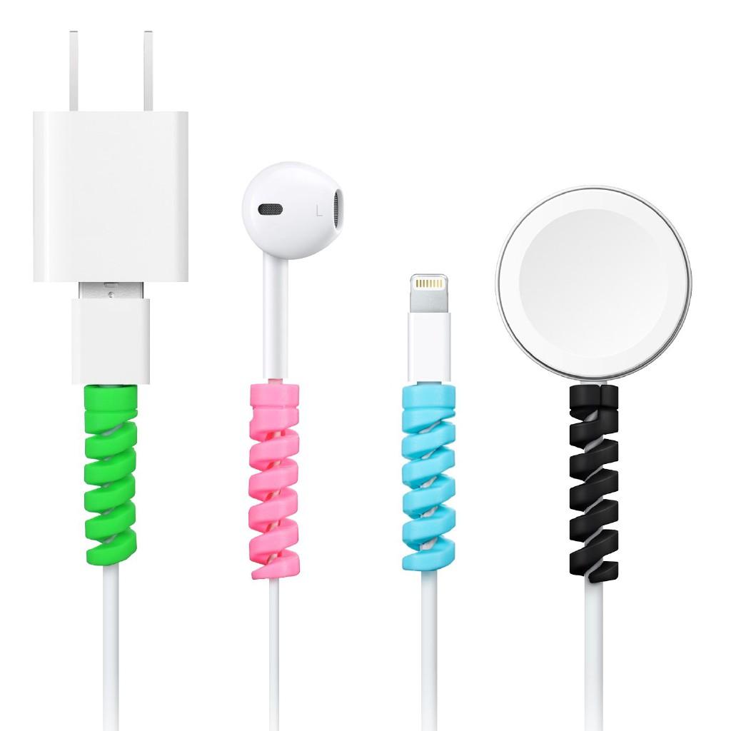 Set 2 Phụ Kiện Bảo Vệ Dây Cáp Sạc Điện Thoại Iphone