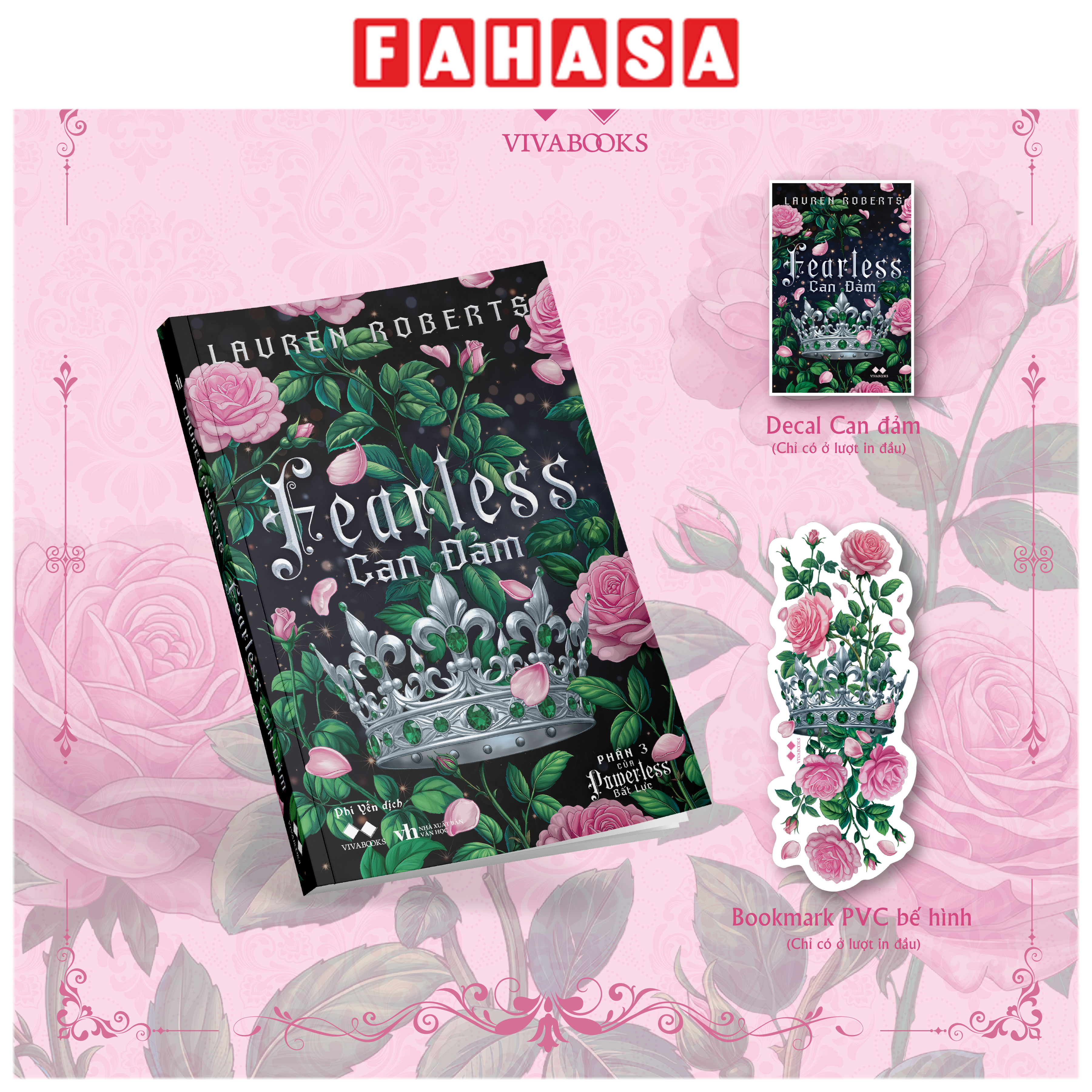 Sách - Can Đảm - Fearless - Tặng Kèm Bookmark Hoa Hồng + Decal 7 Màu