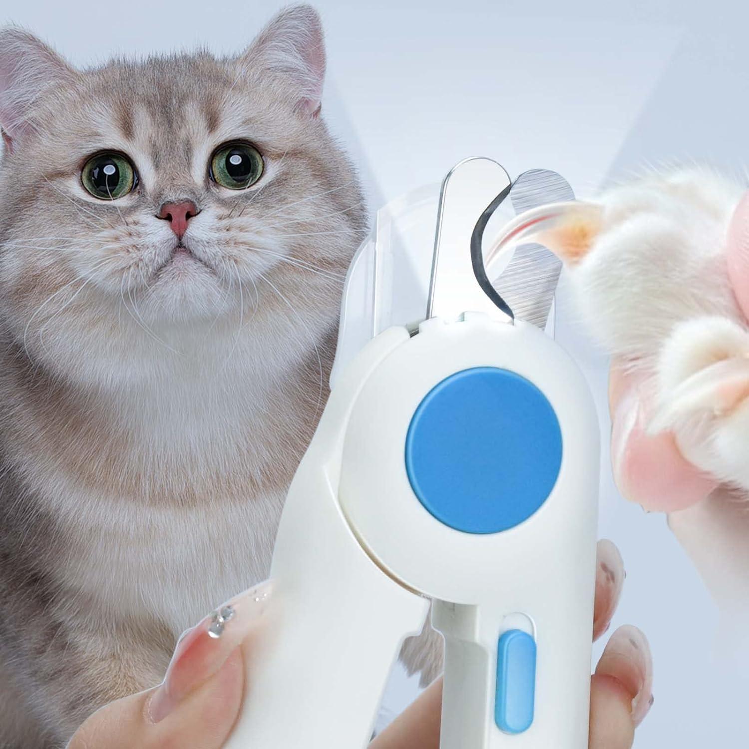 Undercaps với đèn LED cho chó và mèo, kéo móng cho mèo và chó, với các tập tin móng tay và chống nổ,