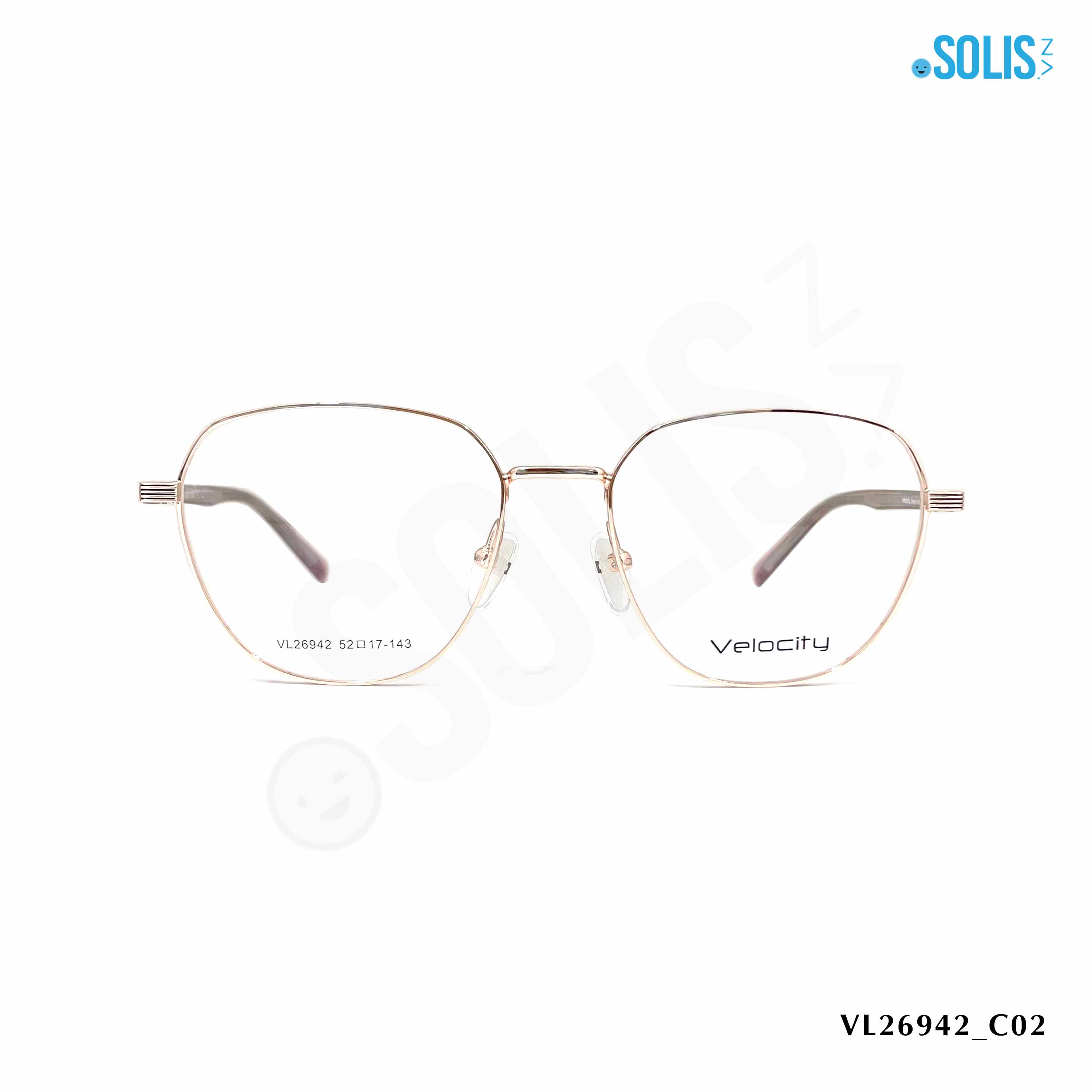 Gọng kính KL Velocity VL26942 - KÍNH KIM LOẠI HIỆU VELOCITY VL26942 KÍCH THƯỚC 52-17-143