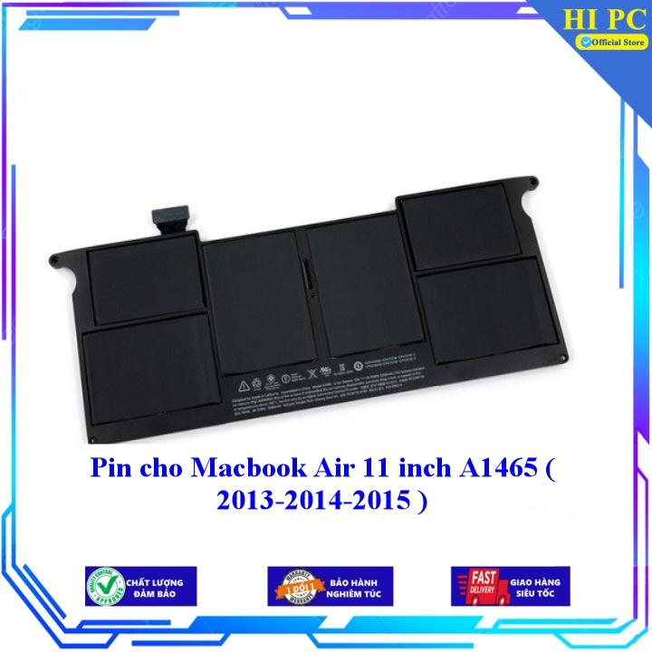 Pin cho Macbook Air 11 inch A1465 ( 2013-2014-2015 ) - Hàng Nhập Khẩu