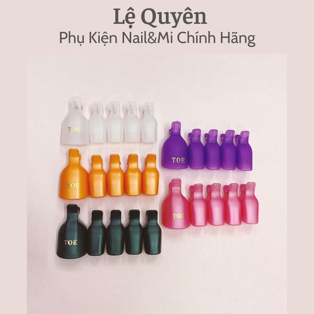 Kẹp Ủ Tháo Gel Móng Chân_Bộ 5 Kẹp Bền Chắc Chuyên Nghành Nail