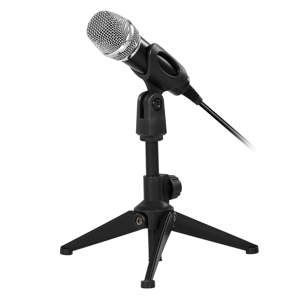 Micrô Ngưng Tụ Hát Karaoke Có Dây USB Không Ổ Đĩa Có Chân Đế