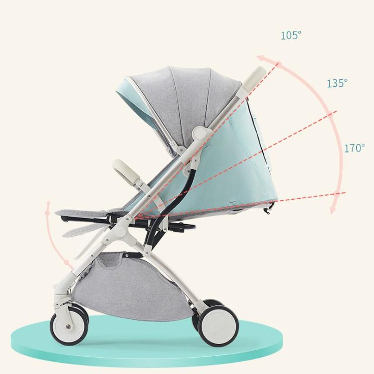Xe đẩy em bé xếp gọn dạng vali kéo khi không dùng BABY TROLLEY - AsiaMart
