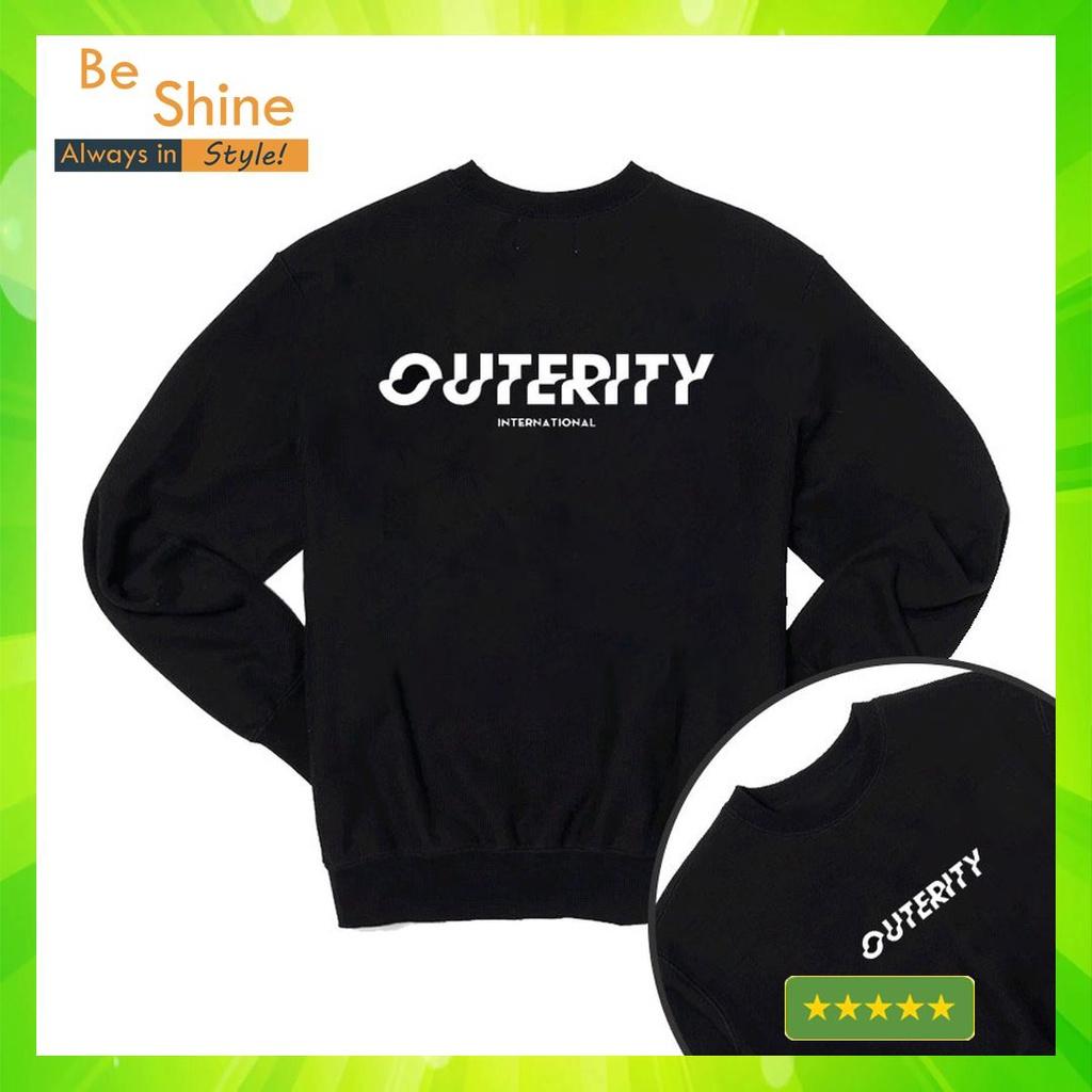 Áo Sweater Outerity - Áo Nỉ Dài Tay Unisex Form Rộng In Hình Local Brand Thời Trang Nam Nữ - Beshine Clothing