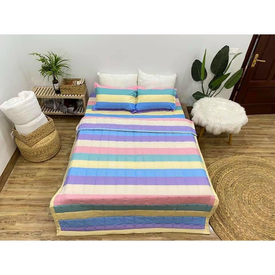 SÉT CHĂN GA GỐI 5 NÓM CHO BÉ GÁI HÀNG HÈ