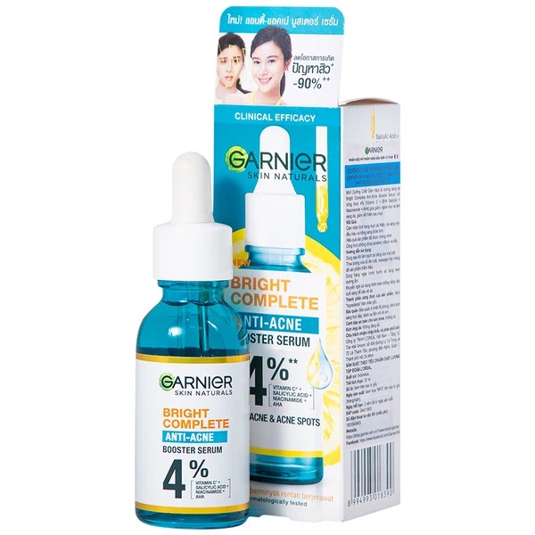 Tinh Chất Dưỡng Cho Da Dầu Giúp Ngăn Ngừa Mụn, Mờ Thâm Và Thu Nhỏ Lỗ Chân Lông Bright Complete Anti-Acnes