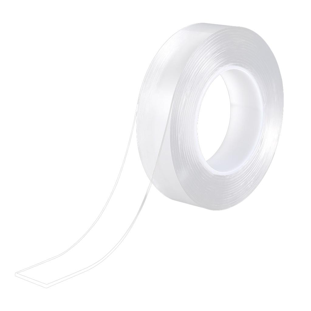 2xReusable Removable Clear Double Sided  Tape 5m/16.4ft