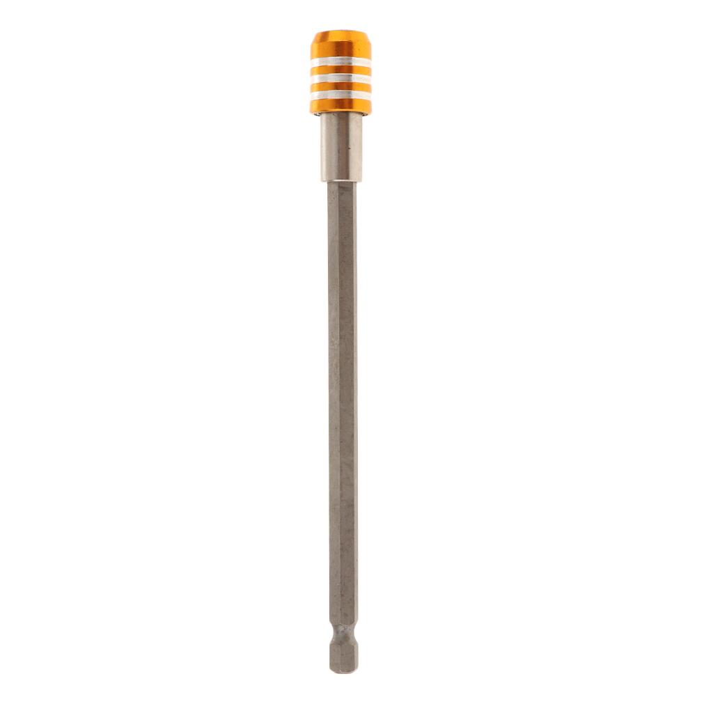 3Pcs 1/4" Quick Change Chuck Adaptor Extension Hex Shank Drill Driver Bits