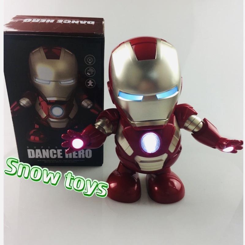 Robot nhảy múa Dance Hero nhảy múa phát nhạc ánh sáng nhấp nháy - Captain America Spider man Iron man Batman Thanos