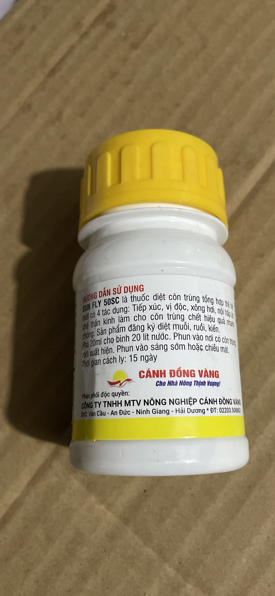 Sản phẩm chống RUỒI VÀNG Sun Fly lọ 100ml