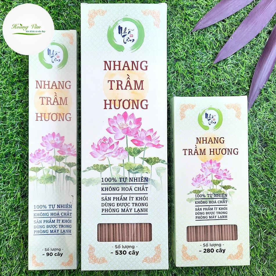 Nhang Trầm Hương Nhã Tâm - Nhang sạch tự nhiên 100% hương dịu nhẹ