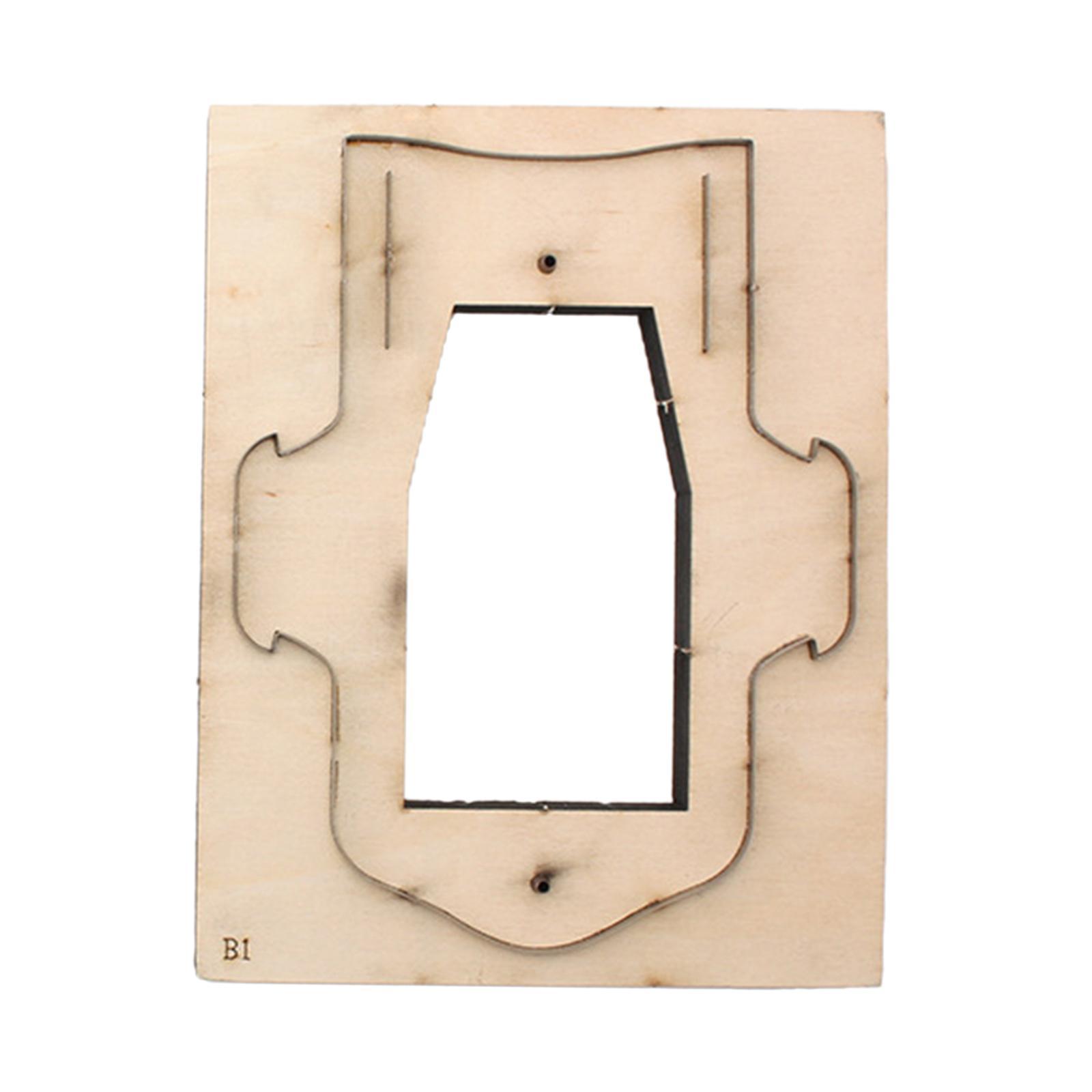 Card Bag Templates Wooden Steel Rule Making Stencil Leather Wallet Template