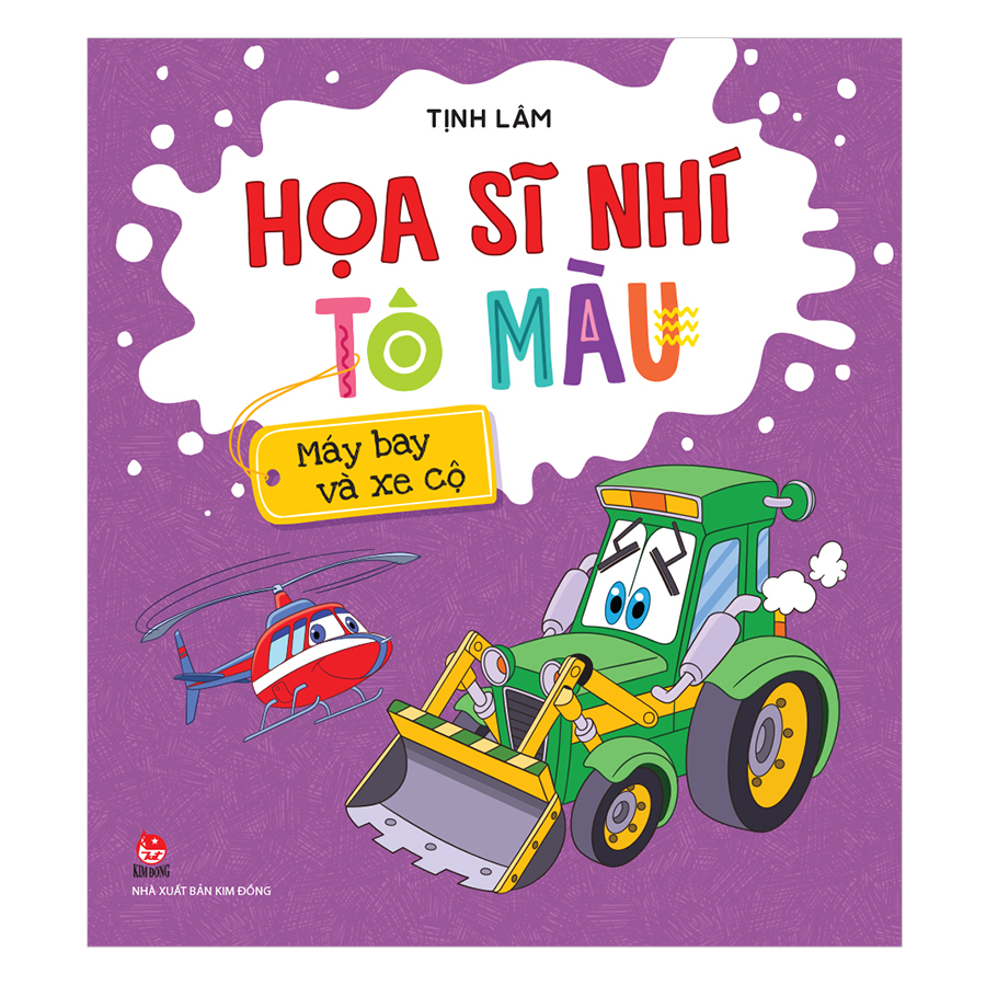 Họa Sĩ Nhí Tô Màu: Máy Bay Và Xe Cộ