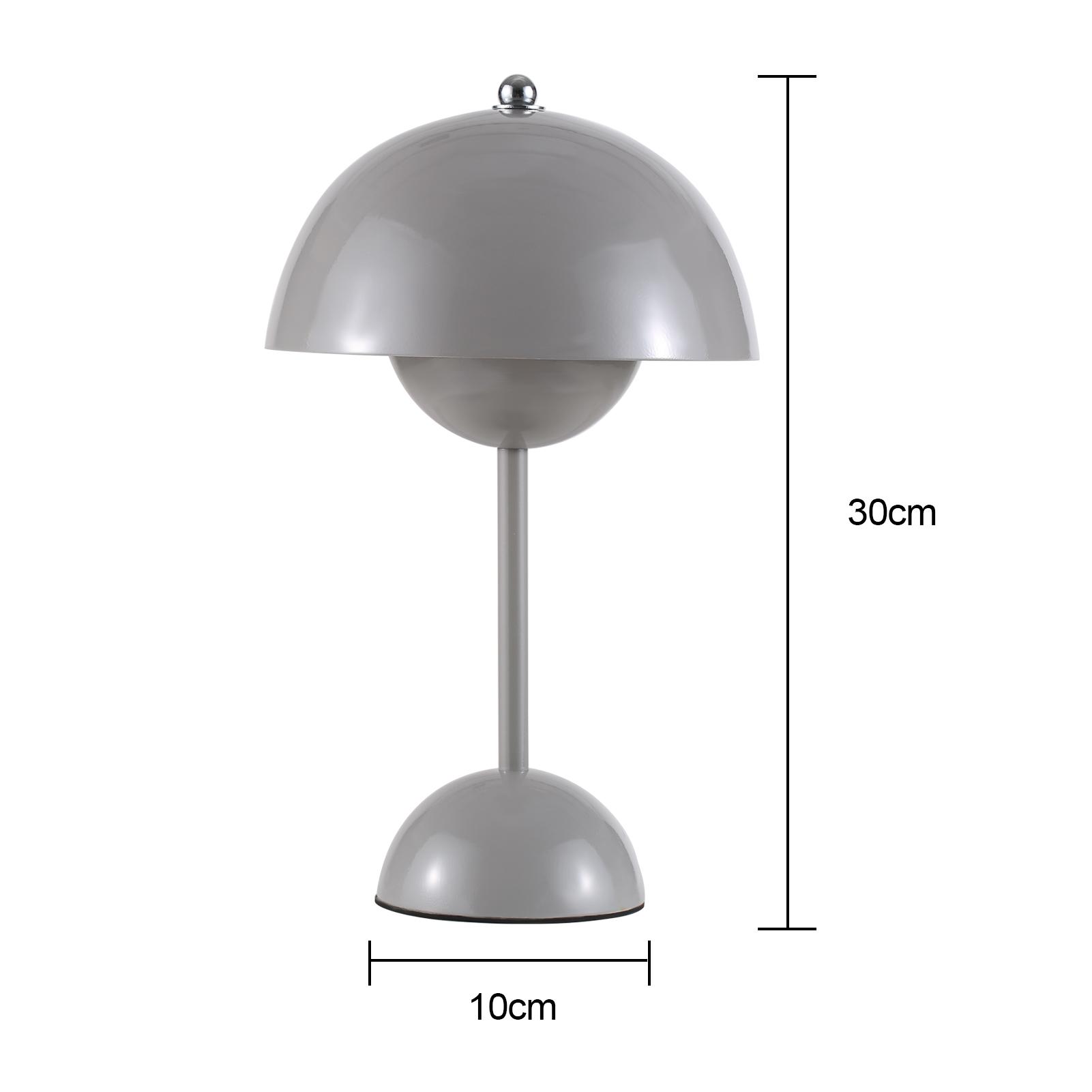 Neoglint USB Rechargeable Table Lamp Touching Control Bedside Night Light Decorative Bedroom Nightstand Lamp