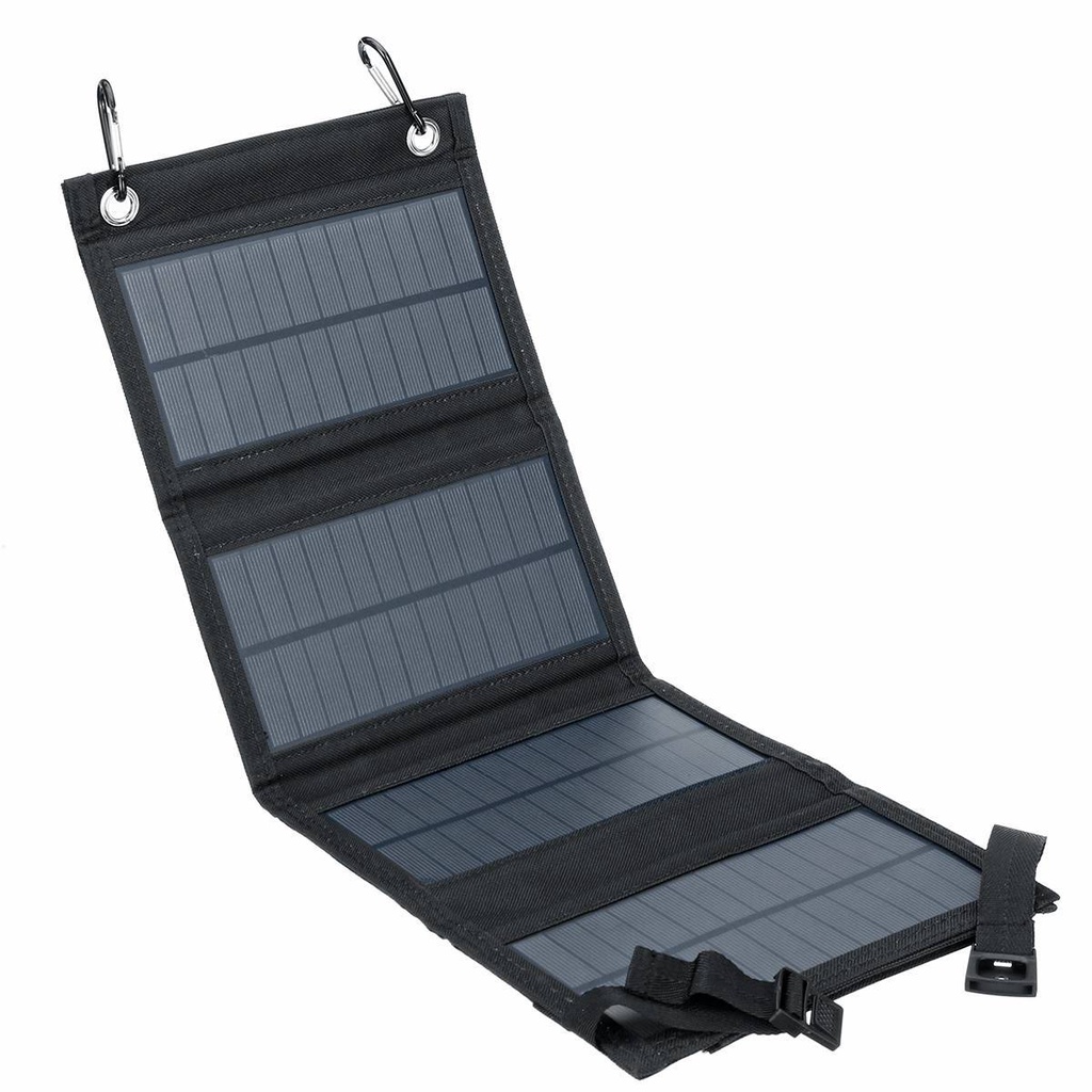 Tấm Pin Năng Lượng Mặt Trời 10W siêu nhẹ, sạc điện thoại và các thiết bị cấp nguồn 5V, gấp gọn tiện dụng