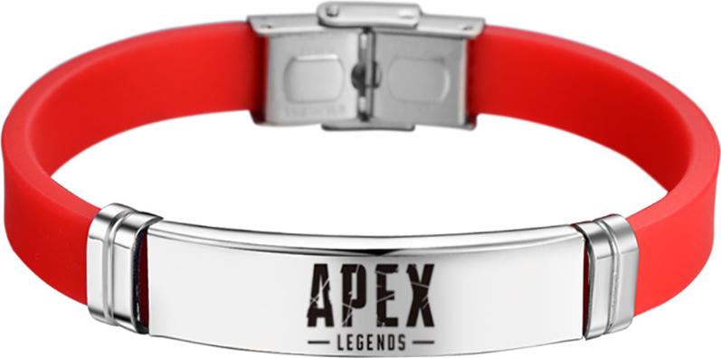 Vòng Tay Anh Hùng Bằng Cao Su Và Thép Không Gỉ Hot Game Apex Legends Mẫu Chữ
