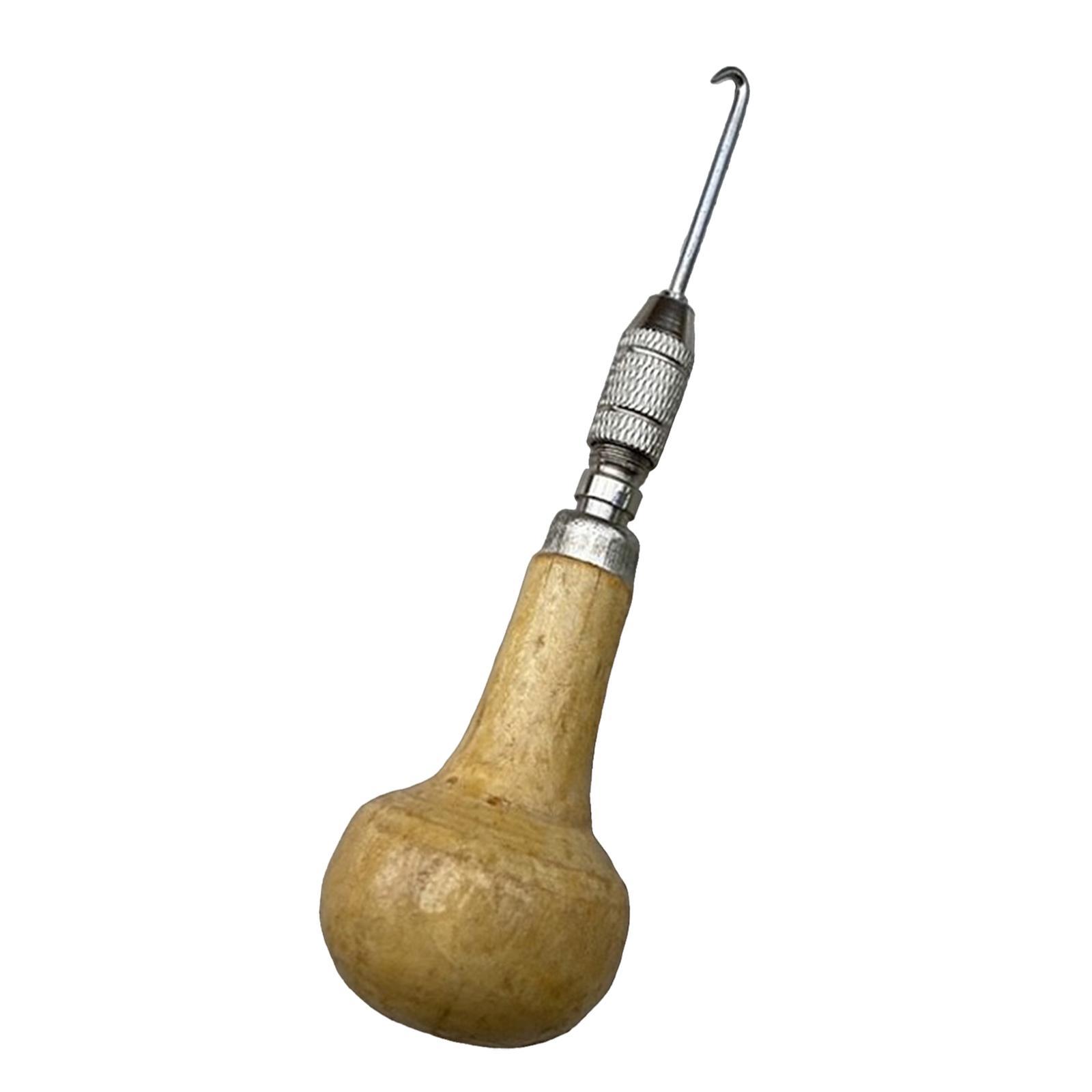 Durable Racket String Puller, Wood Handle Badminton Equipment for Tennis Accessories