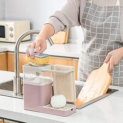 Hỗ trợ làm sạch nhà bếp đa chức năng 3 trong 1 đại lý xà phòng của kệ nhà bếp