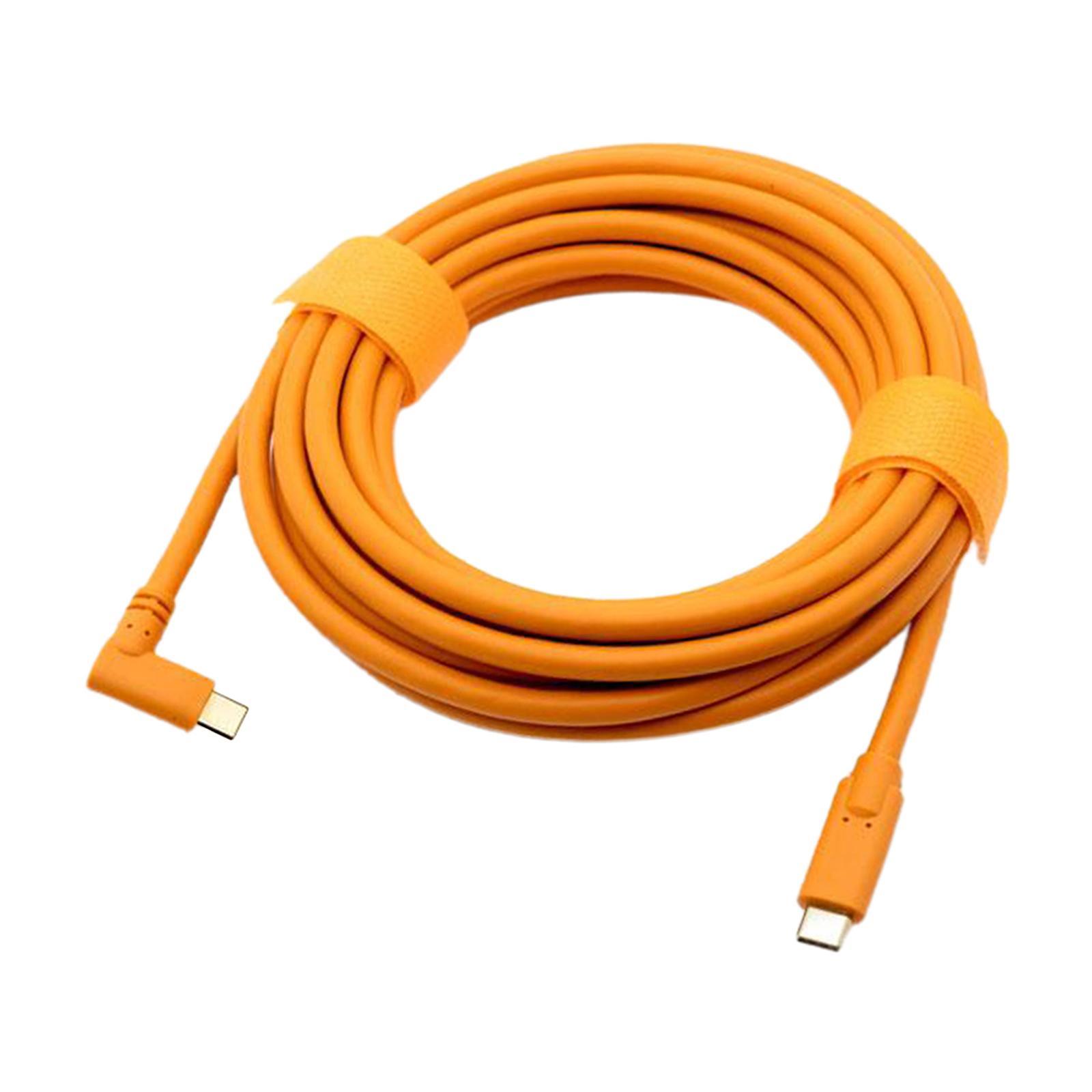 Copper Type C to  90Degree Angle Converter Cord for   Quest 2