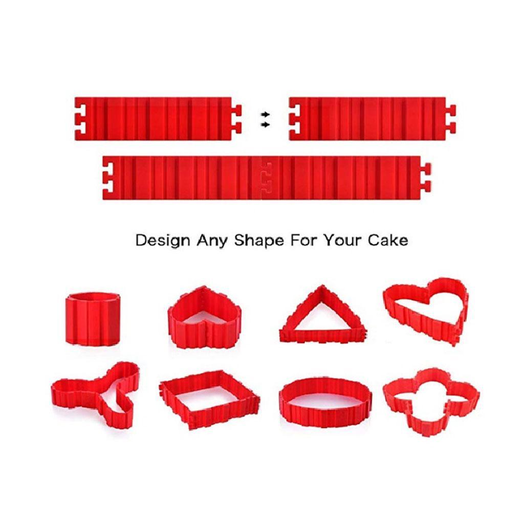 4pcs Silicone 3D Cake Bread Mold Chocolate Baking DIY Mould Tools Non-stick