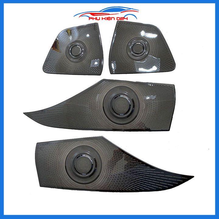 Bộ ốp màng loa Elantra 2023-2024 phay xước chuẩn theo xe vân Titan chống xước trang trí nội thất ô tô