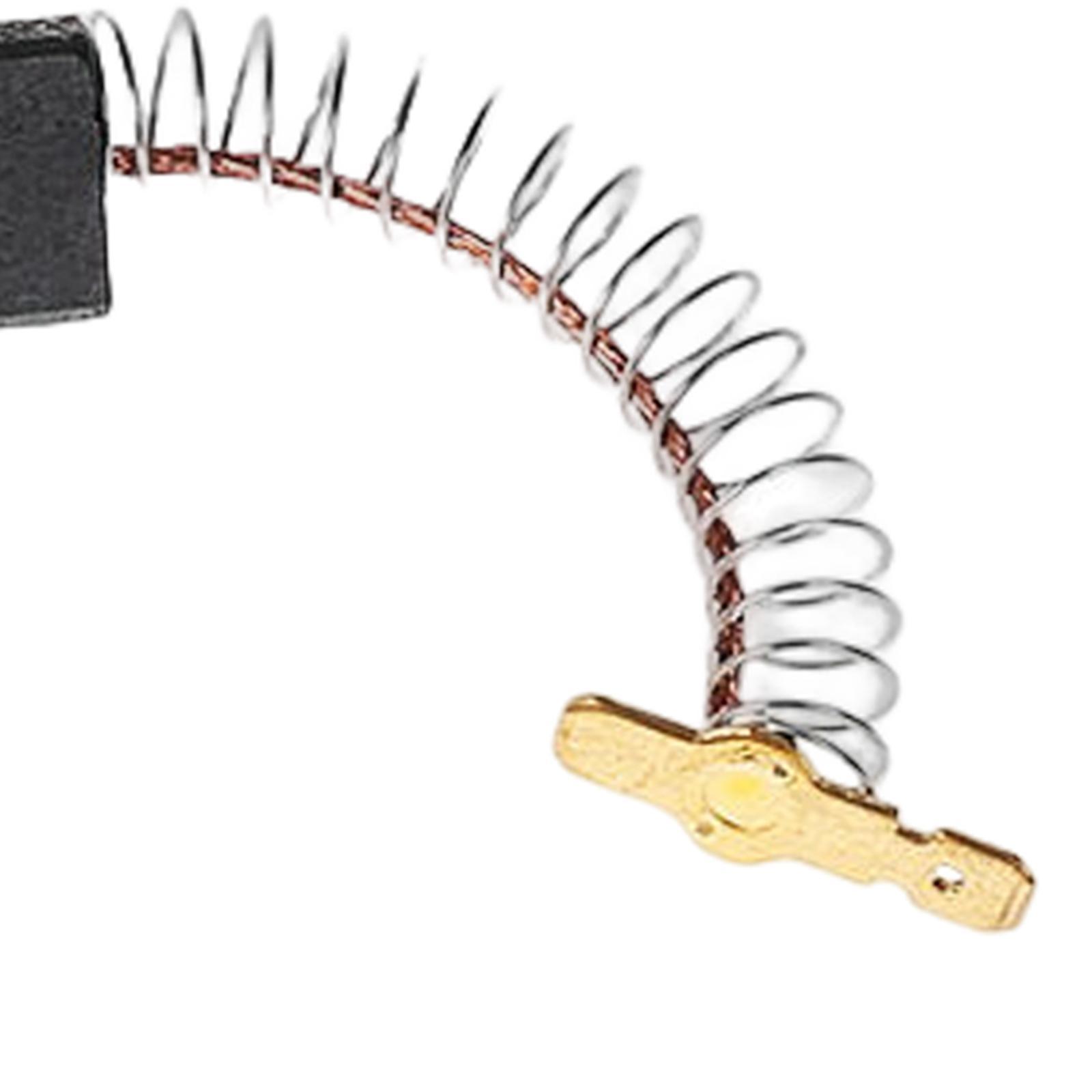 2x Generic Electric motors carbon Brush Reusable Electric Motors Carbon Brush