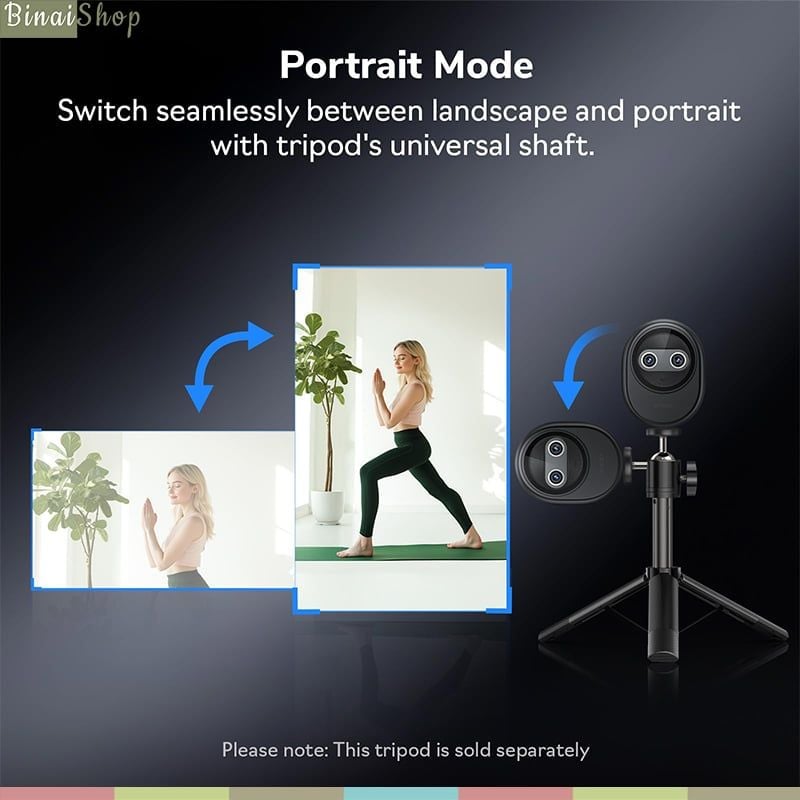 Emeet Piko 4K – Webcam UHD-4K AI, Mic 3 Chế Độ, Tự Động Lấy Nét Dành Cho Dạy Học, Họp Online, Livestream - Hàng chính hãng