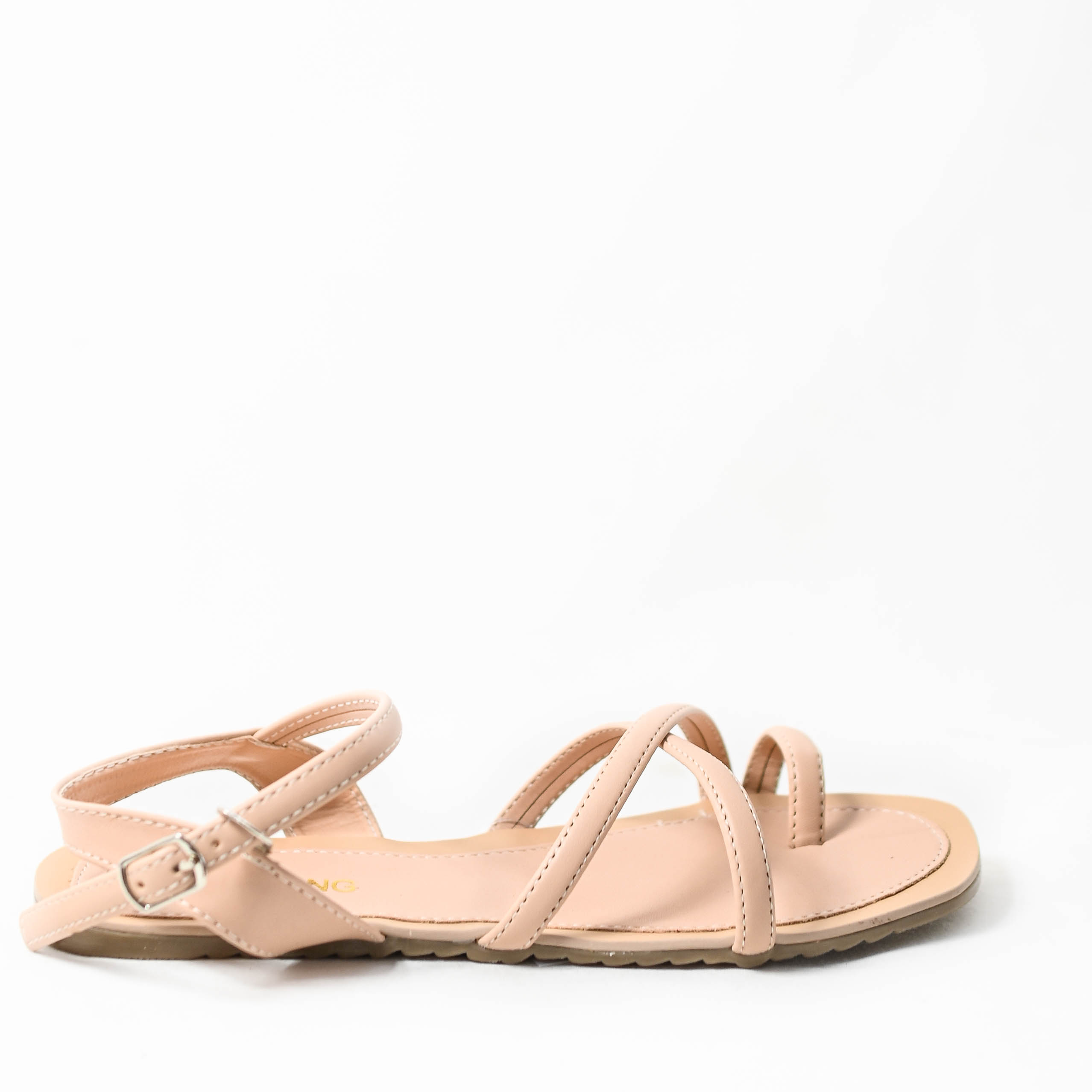 Sandal trệt đan dây đơn giản nữ