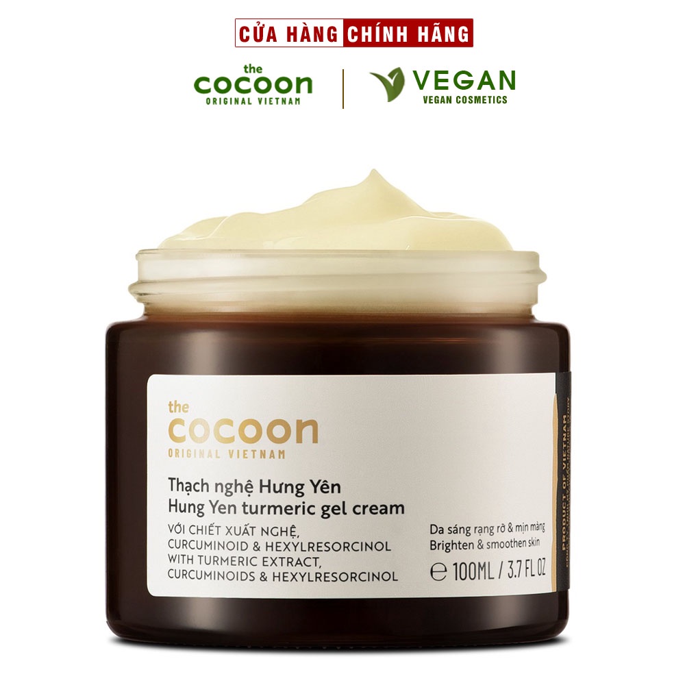 Thạch nghệ Hưng Yên Cocoon 100ml giúp sáng da mờ thâm thuần chay