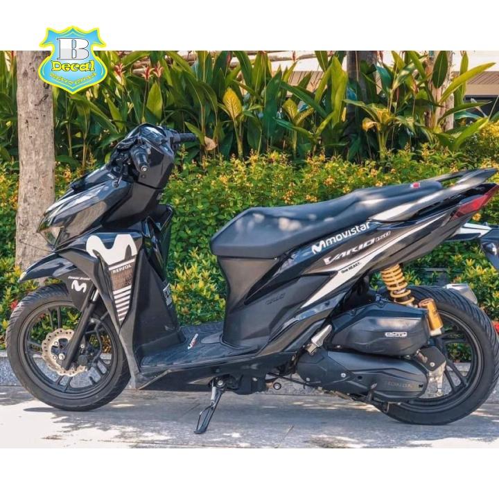 Tem rời vario 150 movistar dán xe đen