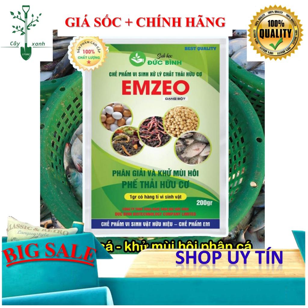 Chế Phẩm Vi Sinh EMZEO EM - Đức Bình - Khử Mùi Hôi Phân Bón Đạm Cá, Bánh Dầu, Ủ Đậu Tương Và Rác Thải Hữu Cơ 200 Gram