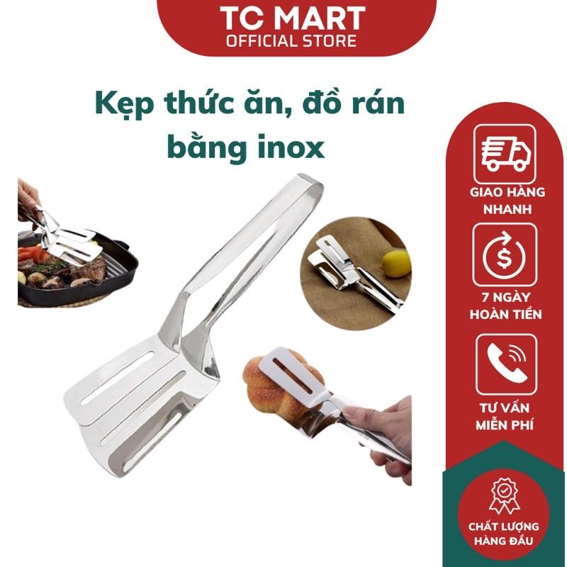 Kẹp Thức Ăn, Đồ Rán Bằng Inox Cao Cấp Tiện Dụng, Mẫu Mới 2021 ️ Inox 304 Không Han Gỉ, Chịu Nhiệt Cao
