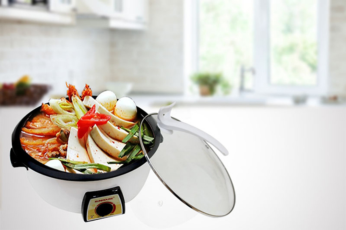 Nồi Lẩu Điện Sunhouse KM Birthday Tiki SHD4521 - Hàng chính hãng