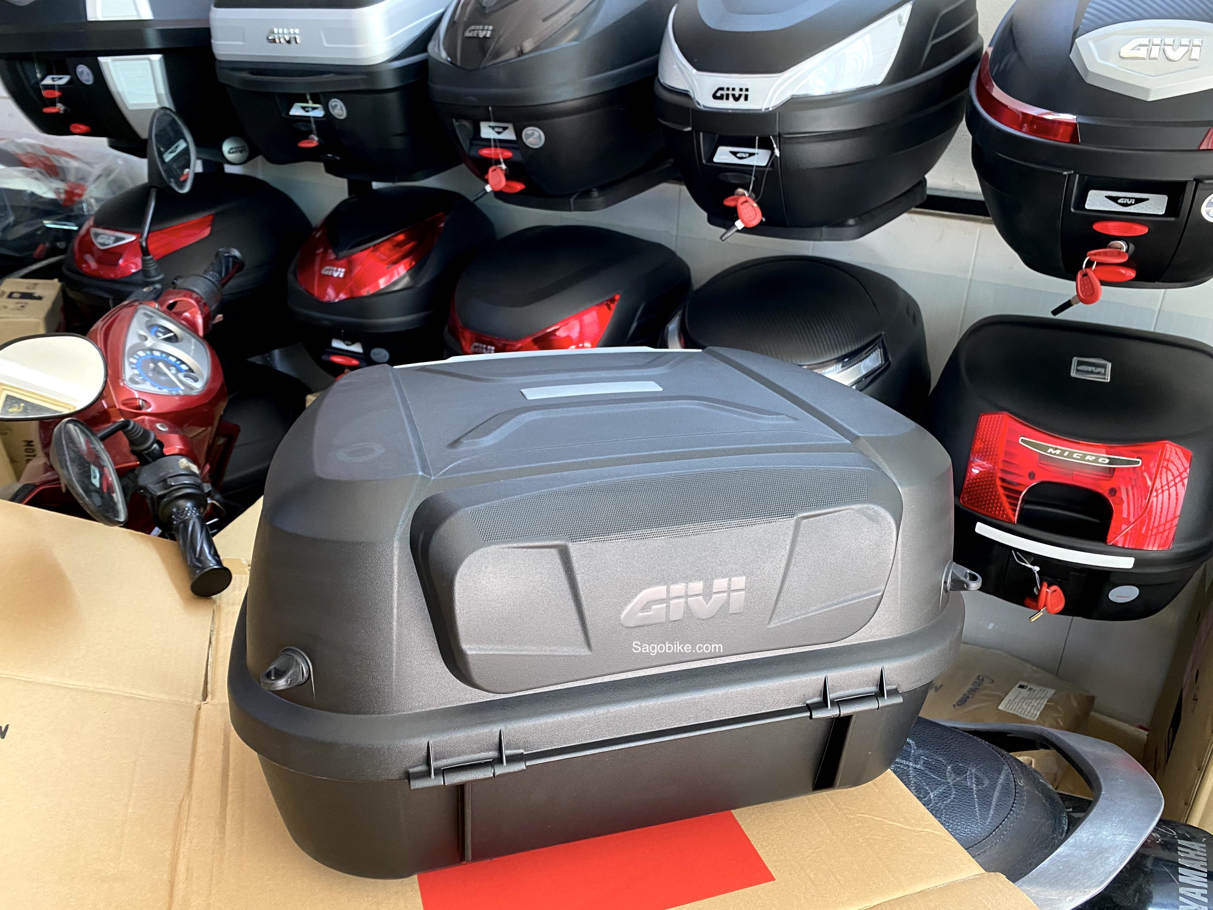 Thùng Givi E43NTL_ADV, thùng đủ phụ kiện