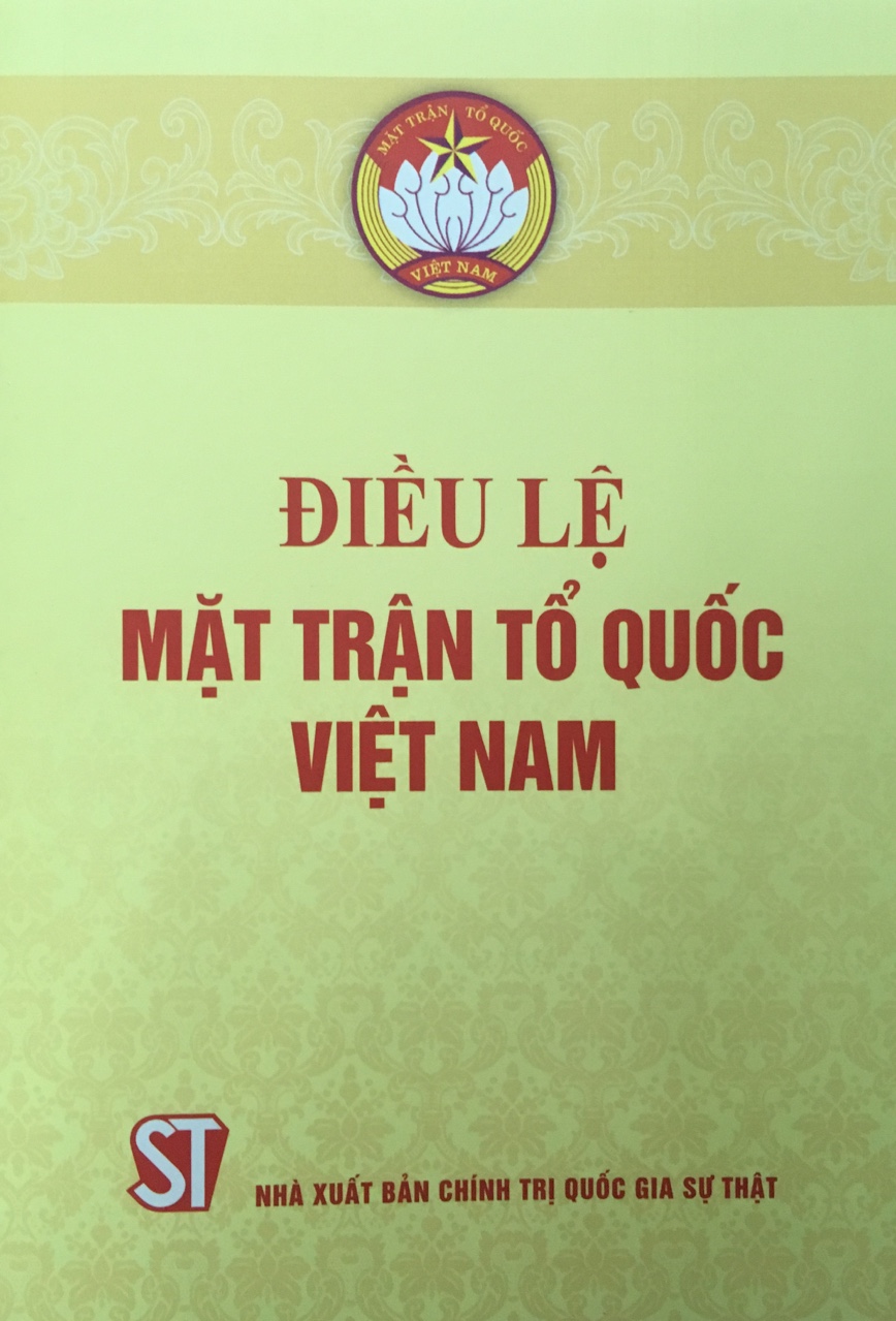 Điều lệ mặt trận Tổ quốc Việt Nam