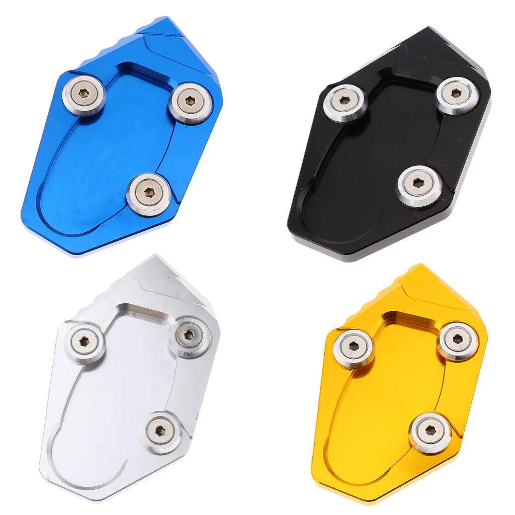 Motorcycle Kickstand Side Stand Extension Plate Pad For YAMAHA R25 R3