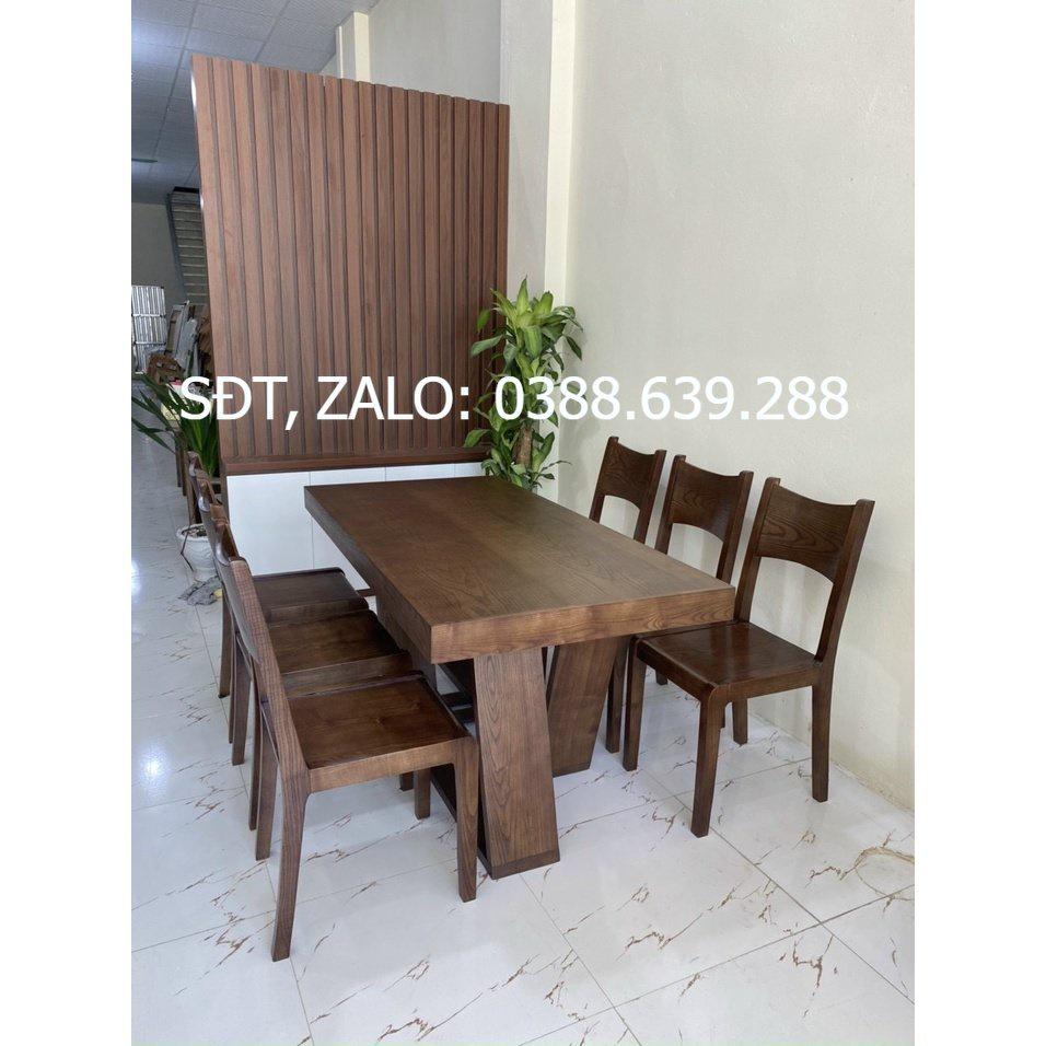 Bộ bàn ăn gỗ sồi đẹp BAG-09