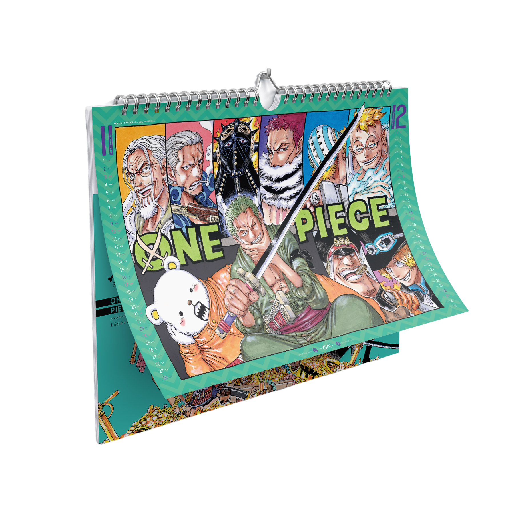 [PRE-ORDER] Lịch Treo Tường One Piece 2024 - Tặng Kèm Poster Gắn Bên Trong