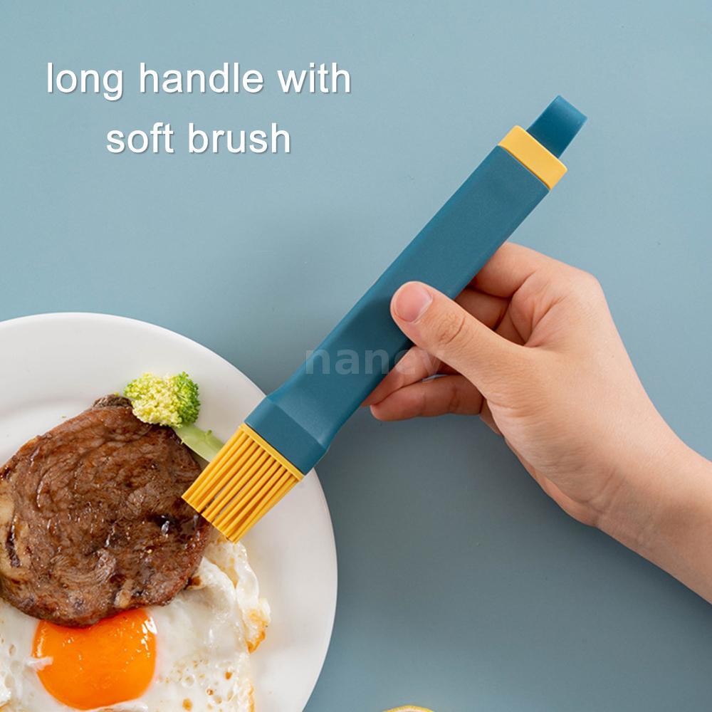 Cọ Quét Dầu Bằng Silicone Tay Cầm Dài Cách Nhiệt Tiện Dụng Cho Nướng Bánh / Bbq