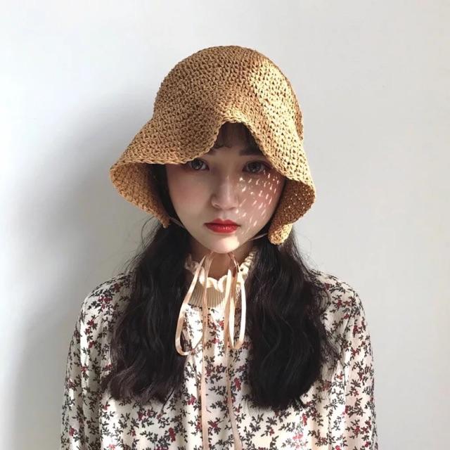 MŨ CÓI NƠ CỘT TIỂU THƯ ULZZANG STYLE CAO CẤP