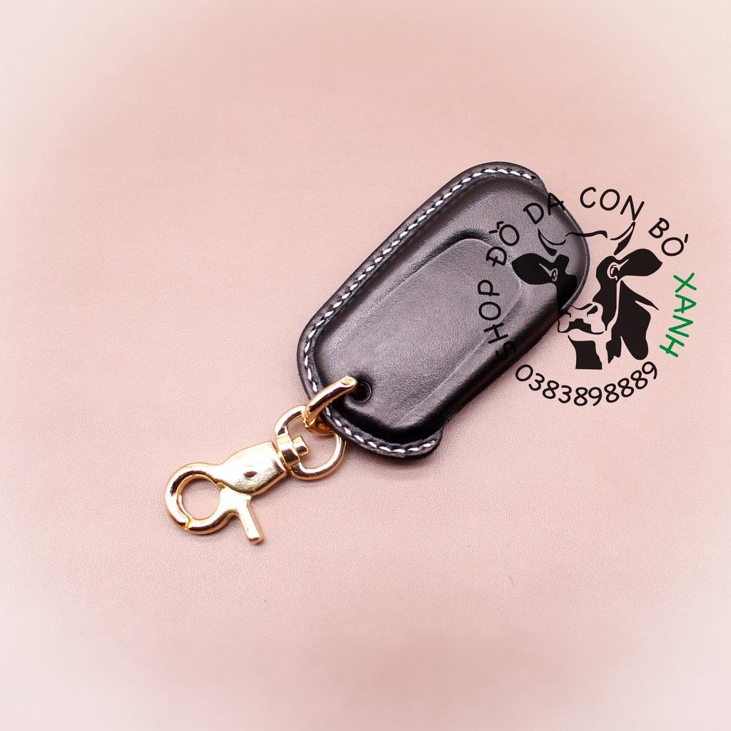 Bao da dành cho Chìa Khoá Ép Phom Vinfast Fadil handmade da thật 001e