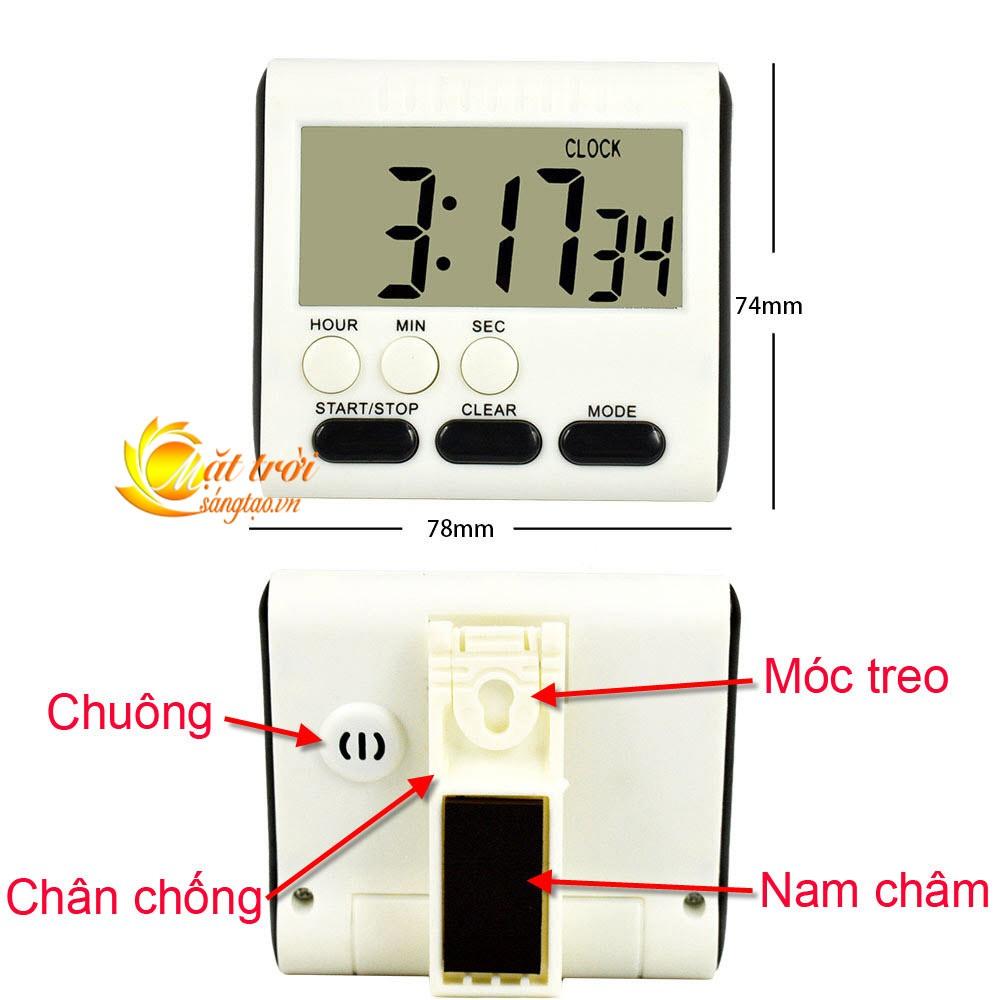 Đồng hồ bấm giờ đếm ngược điện tử mini V3