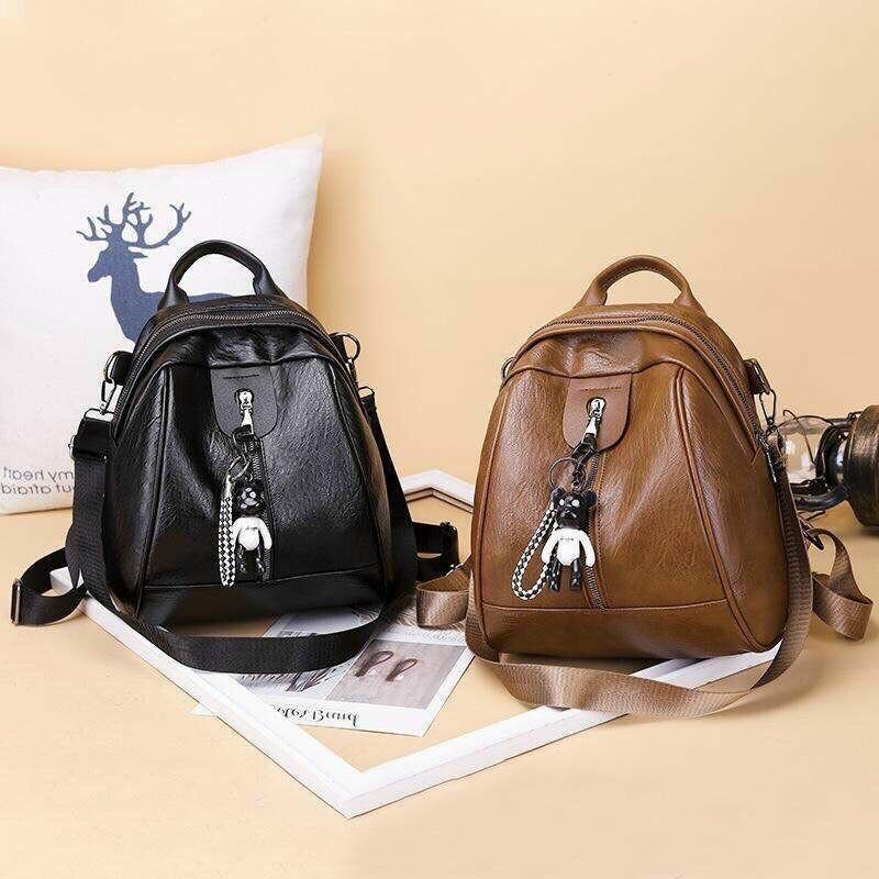 Balo thời trang nữ kèm móc khoá chuột