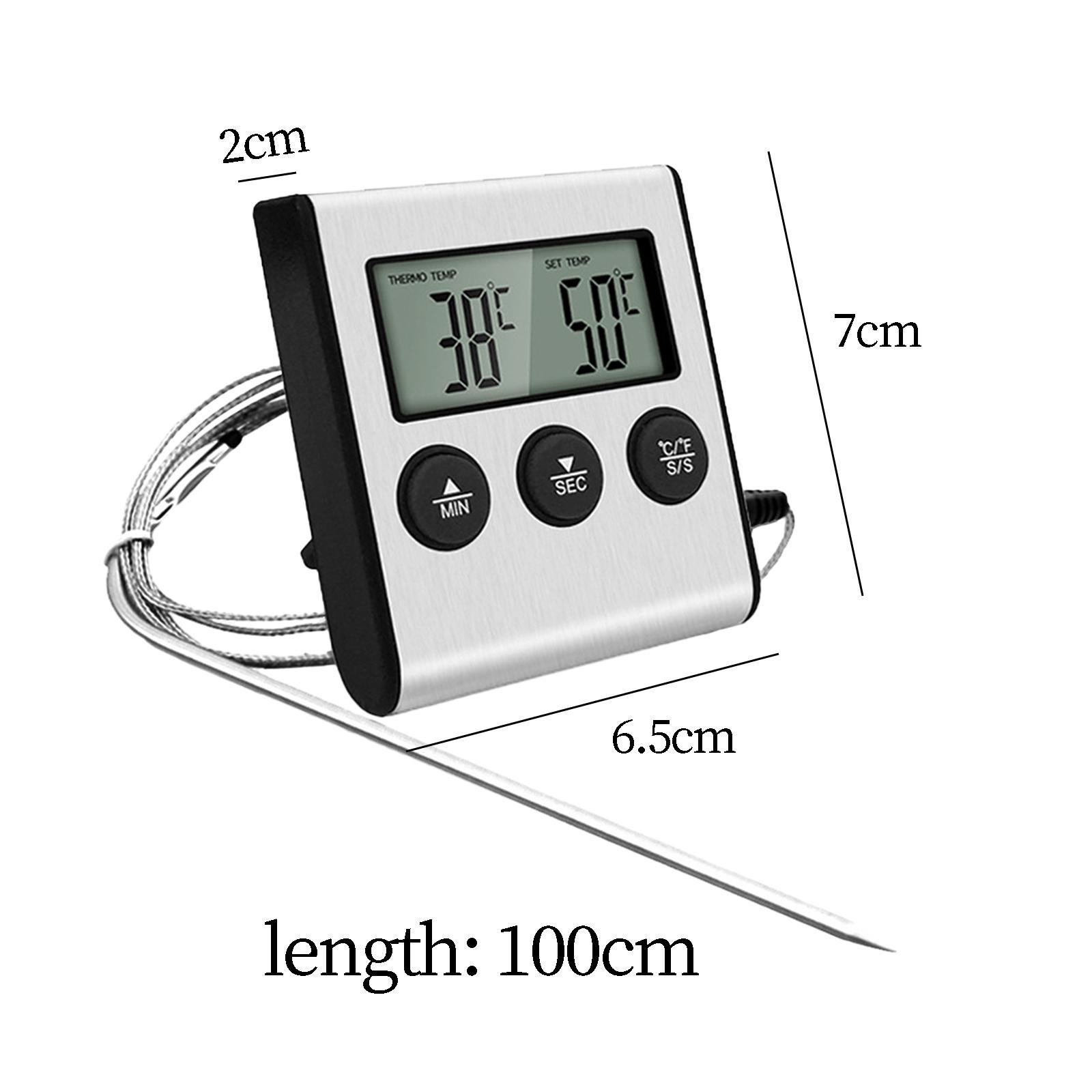 Digital Thermometer Grill Thermometer Multifunctional Food Thermometer Kitchen BBQ Thermometer,