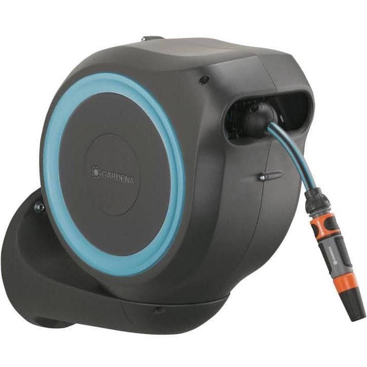Bộ Vòi Tưới Cây Dây Cuốn Tự Động Gardena,  Dài 20m, Có Gá Treo Tường, Có Thể Nối Dài Dây, Nhập Đức